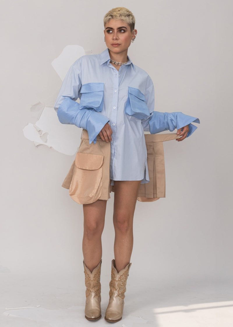 MERET SHIRT LIGHT BLUE