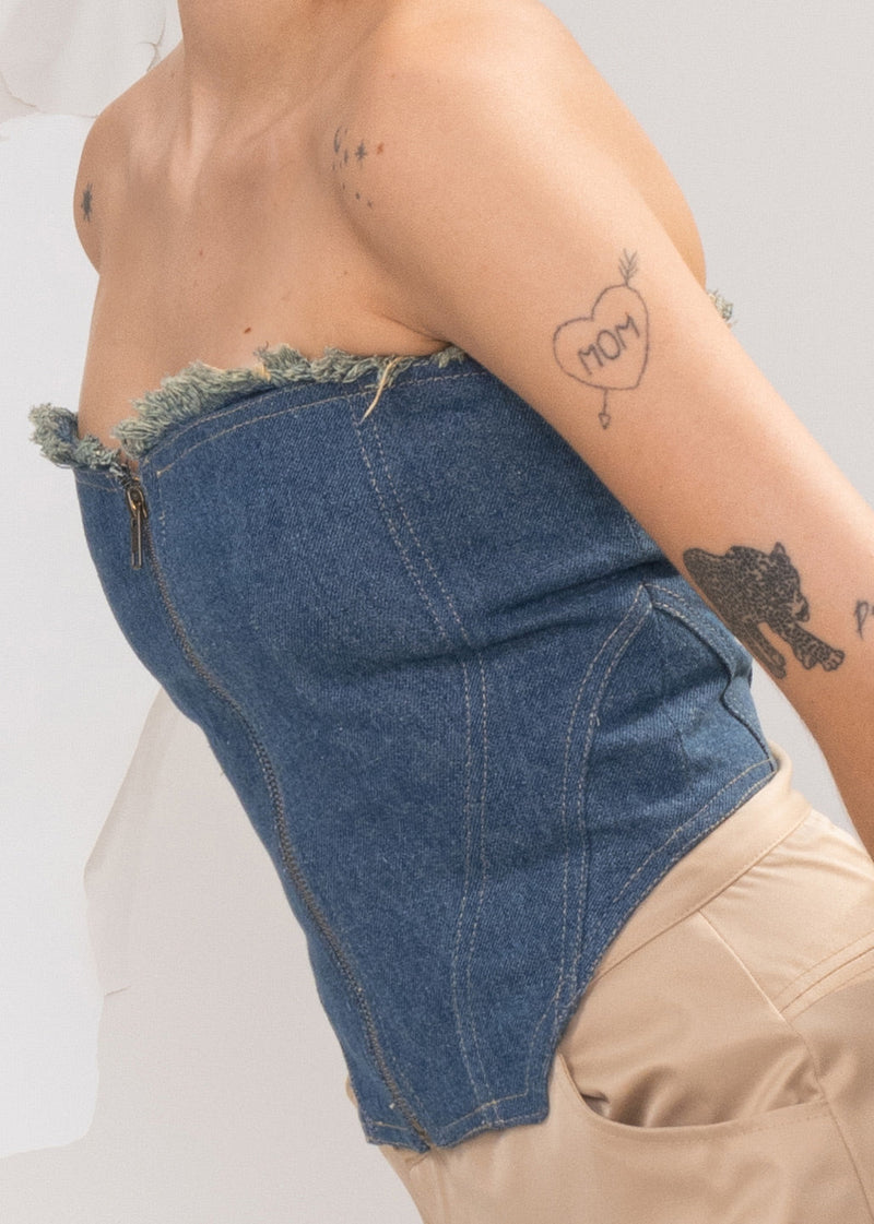 QUANTUM CORSET DENIM