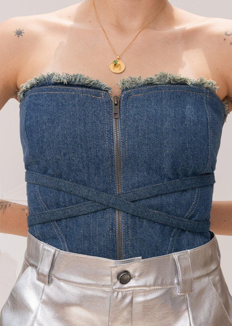 QUANTUM CORSET DENIM